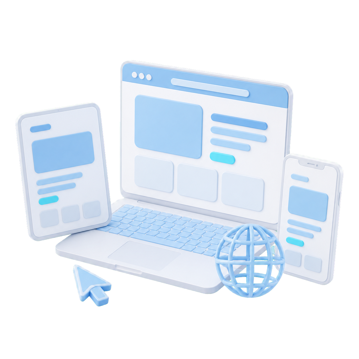 Illustrazione del servizio Siti web